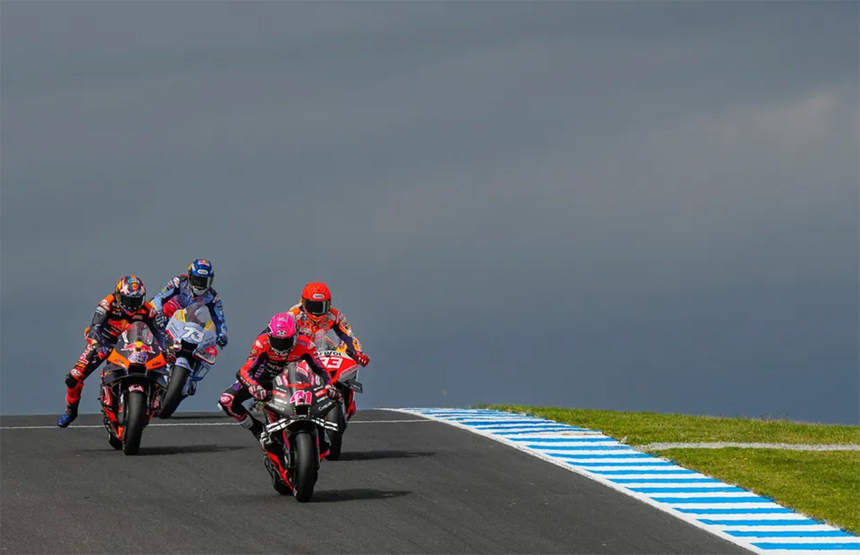 Martin finis di posisi nomor 1, sementara Bagnaia finis di posisi ke-7