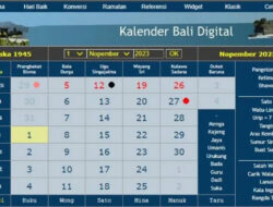 Hari Baik untuk Menanam dan Tidak Disarankan Membangun Rumah pada Kalender Bali, Selasa 7 November 2023.