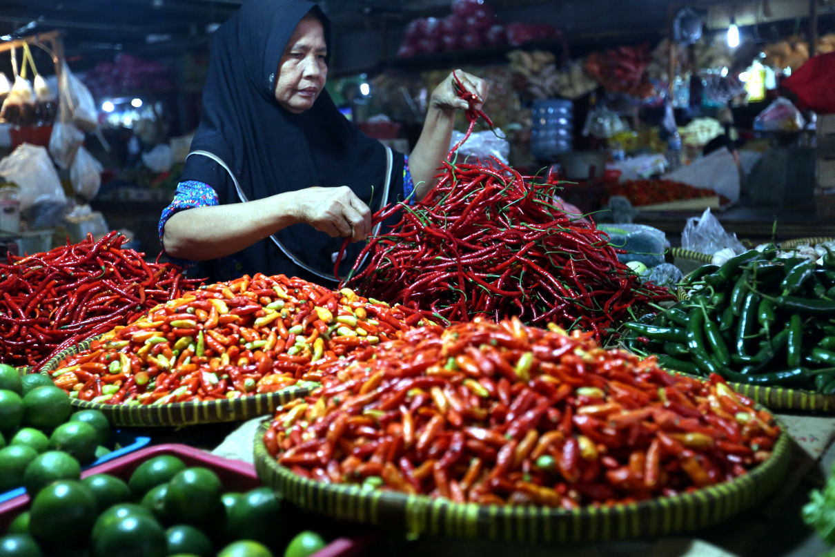 Harga Cabai Merah Keriting Masih Tinggi di Pasar Tradisional, Namun…