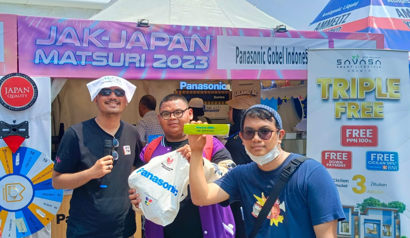 Panasonic Turut Memeriahkan Jak Japan Matsuri 2023 dengan Produk Berkualitas Buatan Anak Bangsa