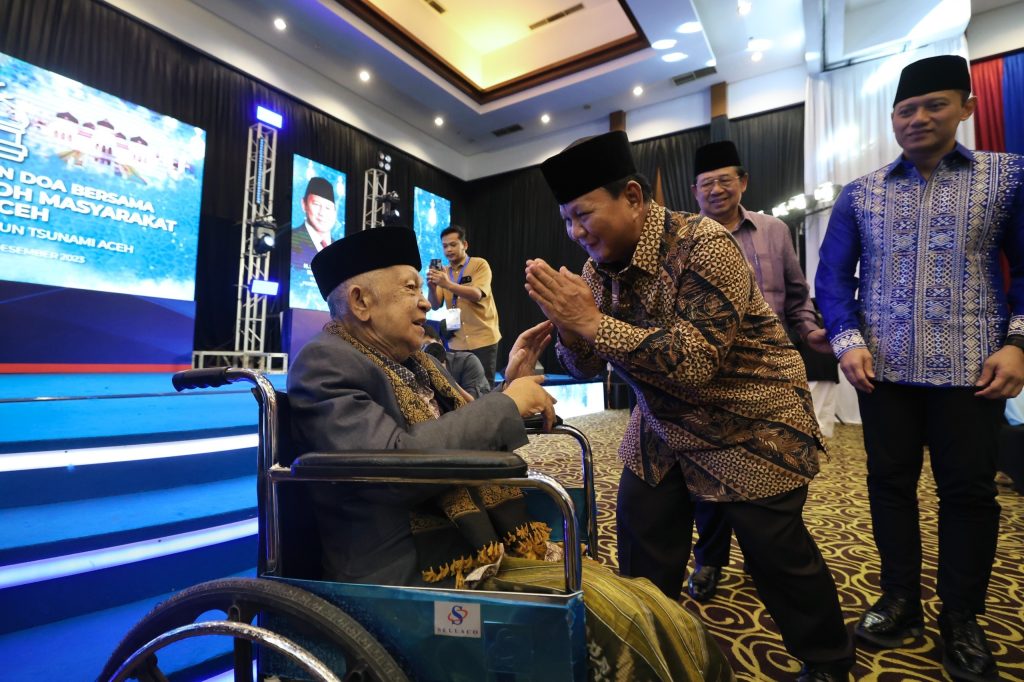Prabowo: Keinginan Saya untuk Rakyat Aceh Penuh Cinta dan Hormat
