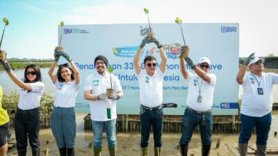 BritAma Tanam Kebaikan: BRI Menginisiasi Penanaman Pohon Mangrove