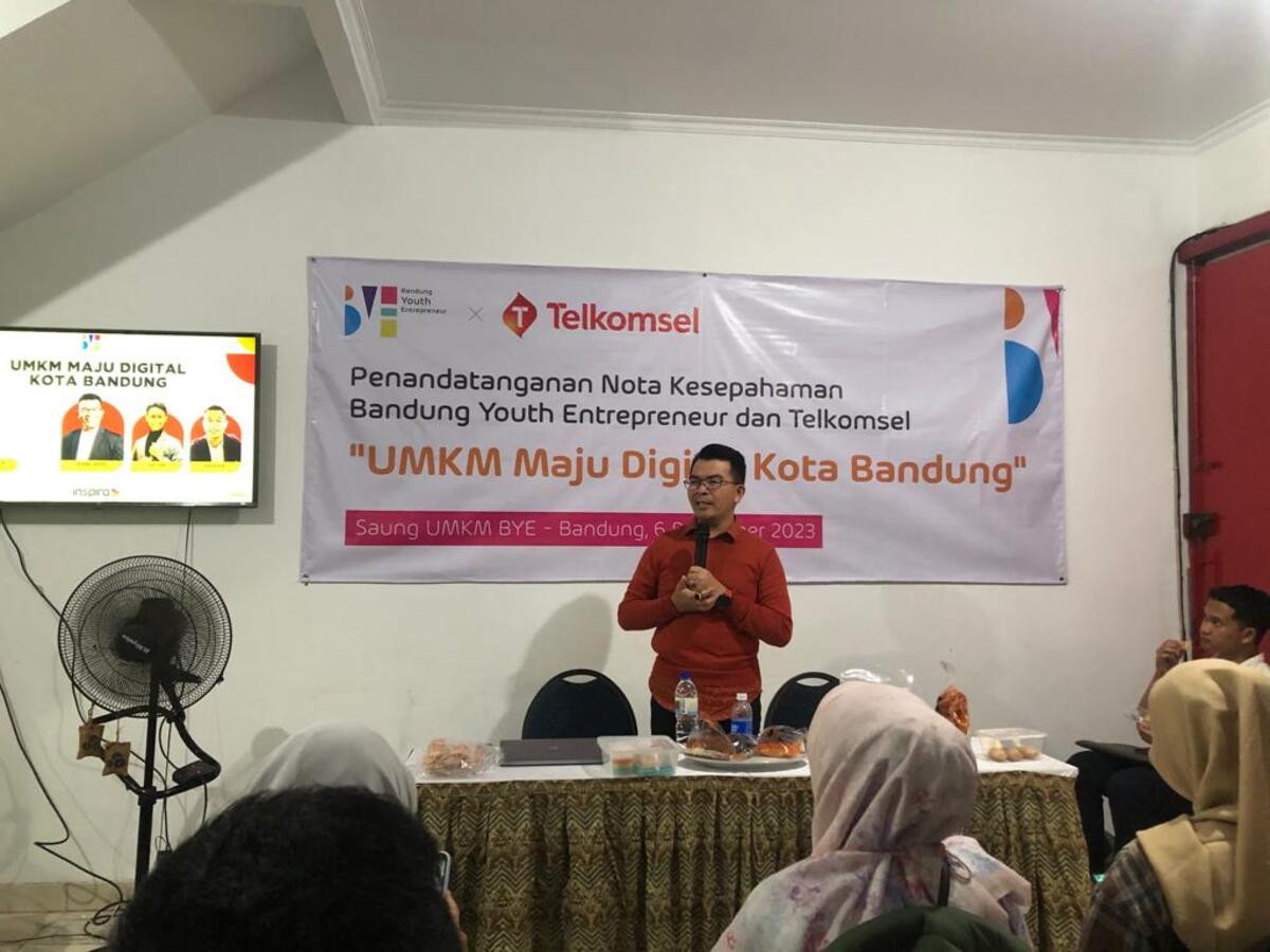 BYE dan Telkomsel Bersinergi untuk Memperkuat Digitalisasi UMKM di Bandung