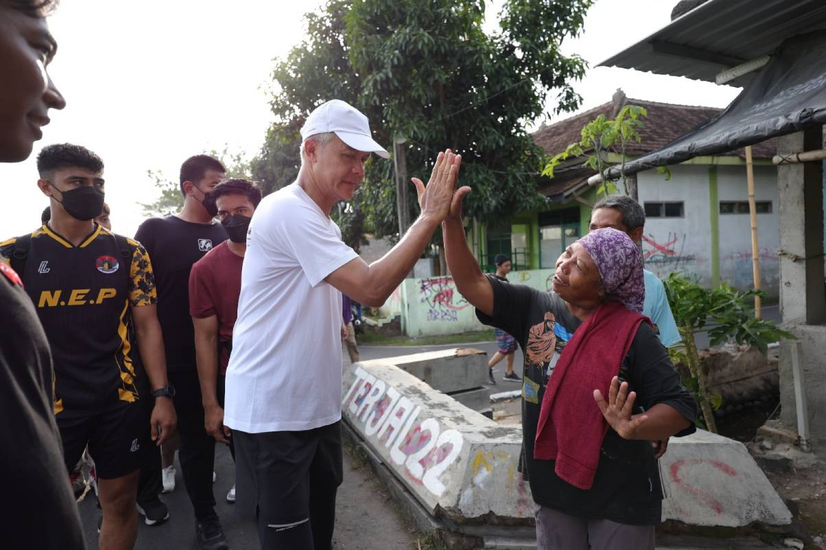 Ganjar Belanja Masalah Pasar Gawok Sukoharjo, Pedagang Tinggalkan Dagangan karena Geger