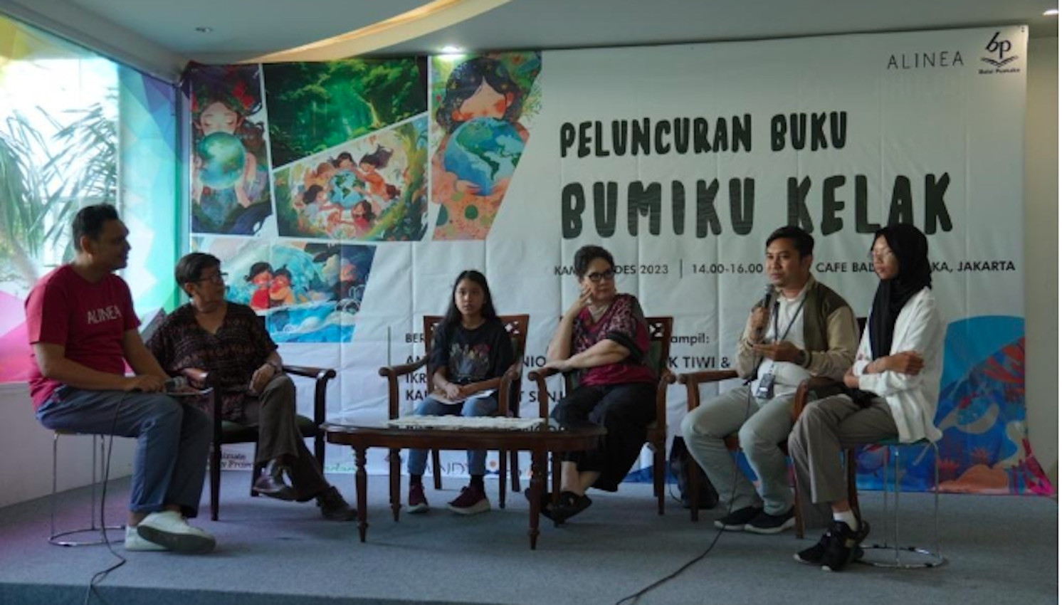 ALINEA meluncurkan dan membedah buku anak berjudul “Bumiku Kelak” untuk mengingatkan pentingnya lingkungan