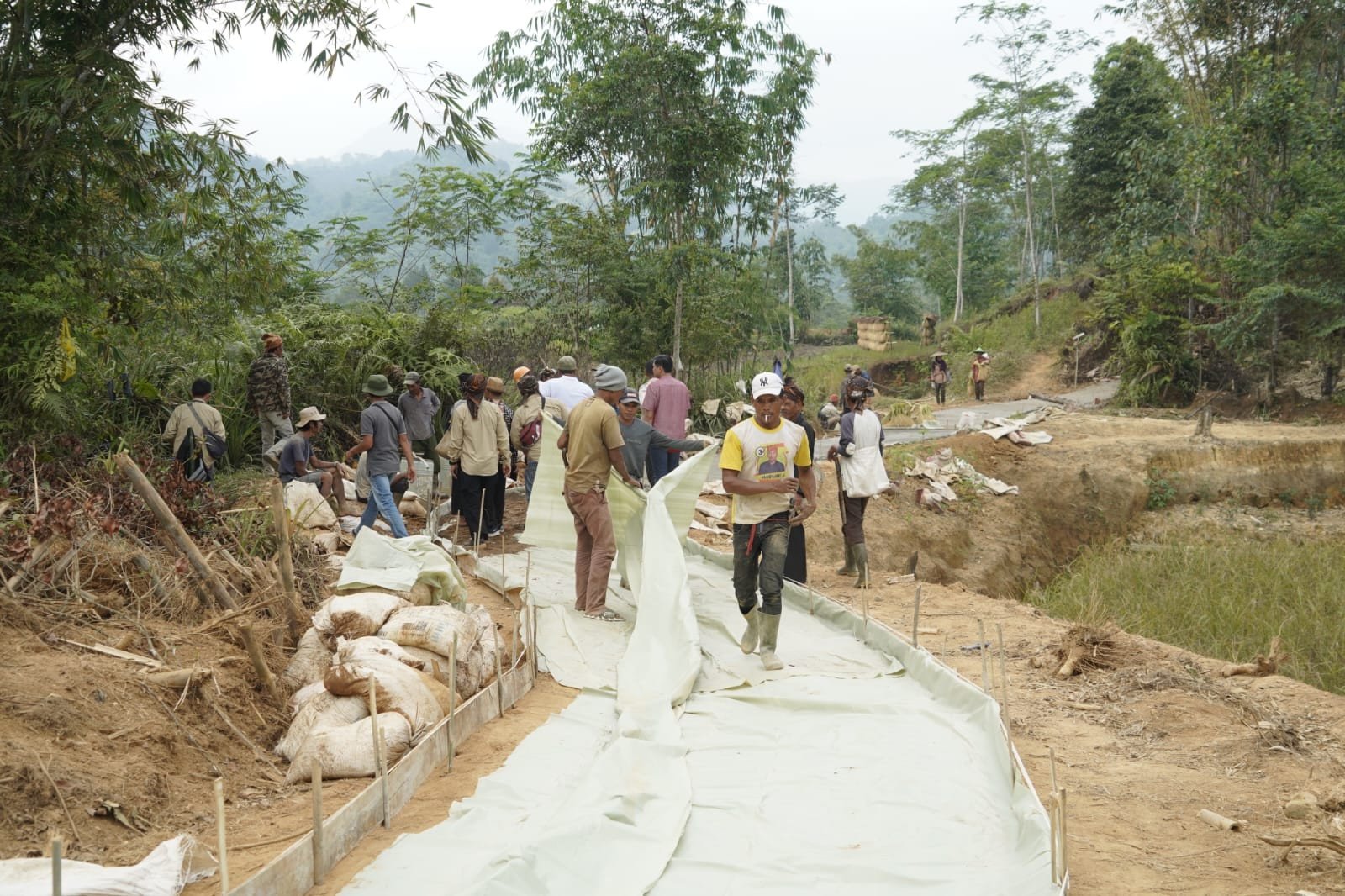 Pembangunan Infrastruktur Mendorong Produktivitas Petani