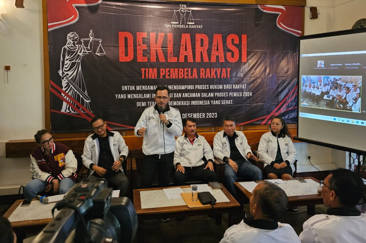 Ratusan Advokat Mendeklarasikan Tim Pembela Rakyat Menjelang Pemilu 2024