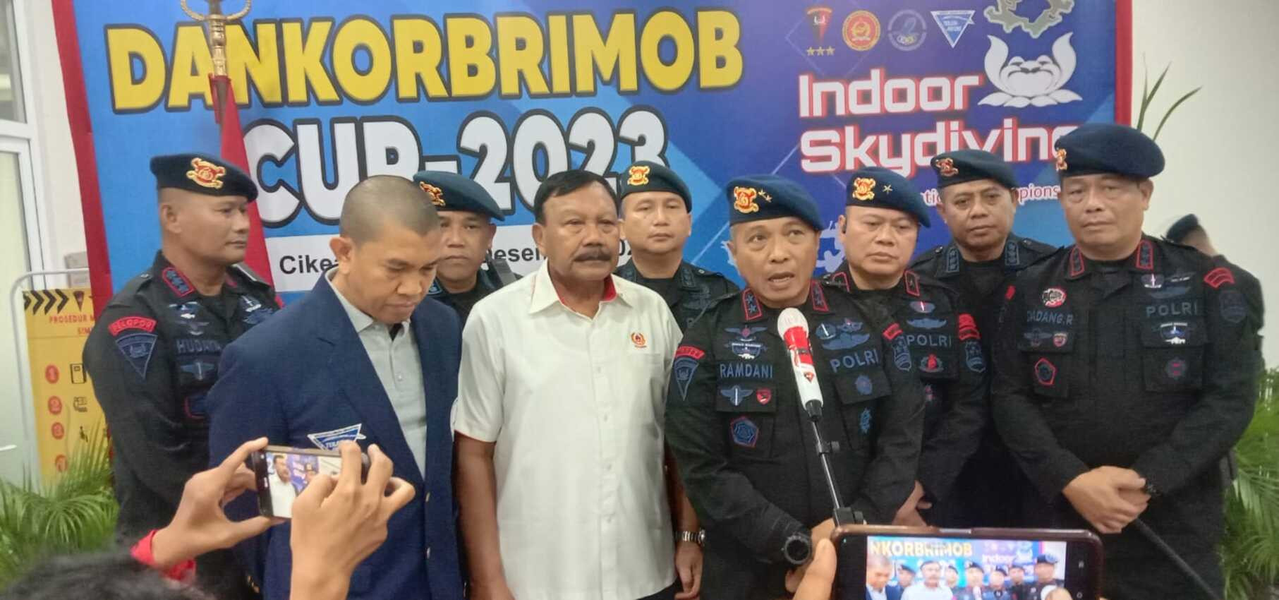 Kejurnas Indoor Skydiving Dankorbrimob Cup 2023 Dibanjiri Ratusan Peserta yang Unjuk Gigi