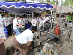 Sukarelawan Ganjar-Mahfud Sumbangkan Sumur Bor ke Warga Lombok Tengah