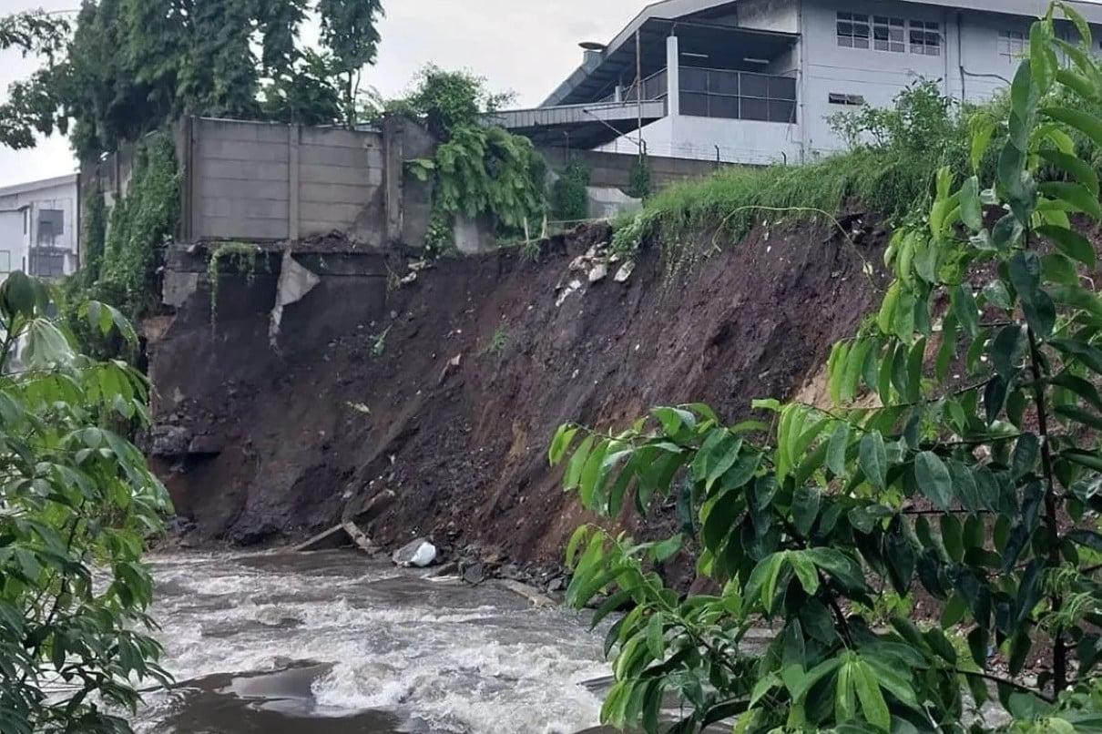 Hujan Lebat Menyebabkan Pohon Tumbang Merusak Beberapa Bangunan di Malang