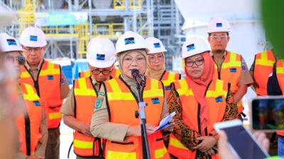 Menteri Ketenagakerjaan Ida Fauziyah Memastikan Penerapan K3 yang Baik di Smelter Freeport Gresik