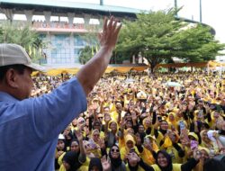 Prabowo Subianto Ajak Kader Golkar Berjuang untuk Kemenangan Pemilu 2024 dengan Program Makan Siang Gratis