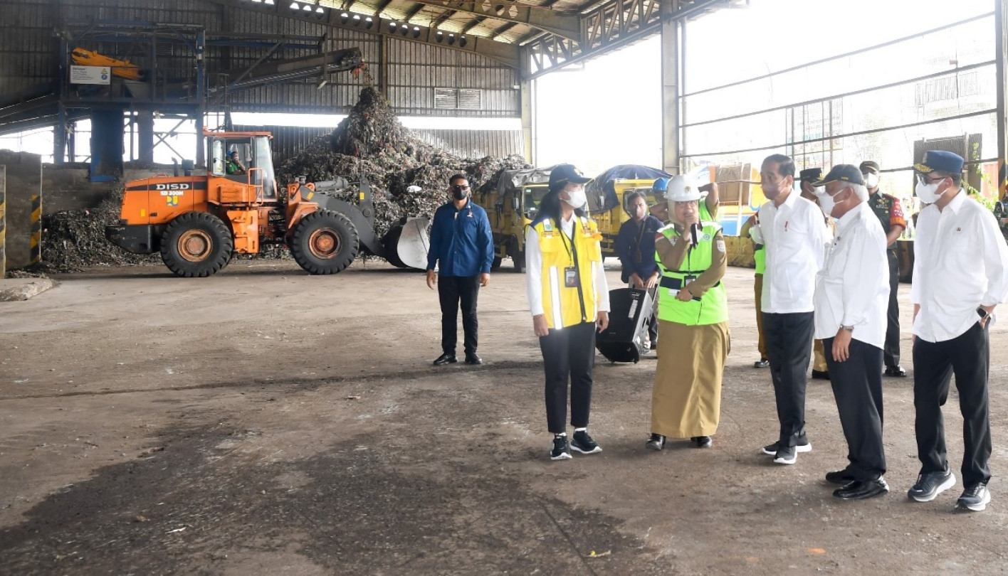 Presiden Jokowi Mendorong Kunjungan ke RDF Plant, Fasilitas Pertama di Indonesia