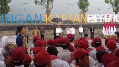 Resmi Diresmikan Bendungan Karian di Lebak oleh Presiden Jokowi dengan Biaya Pembangunan Rp 2,2 Triliun