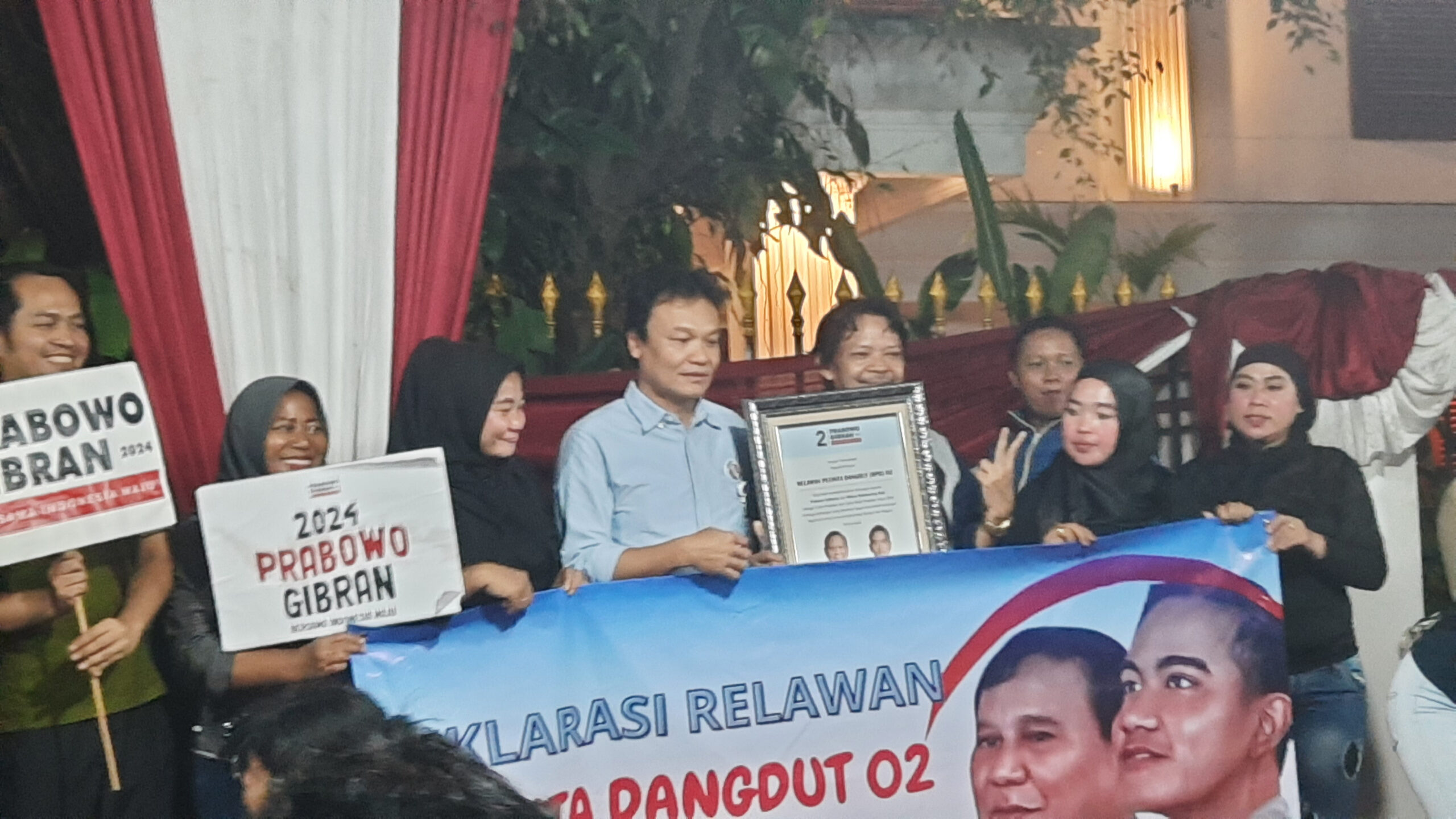 Relawan Pencinta Dangdut 02 Mendukung Prabowo-Gibran untuk Memperhatikan Pekerja Seni