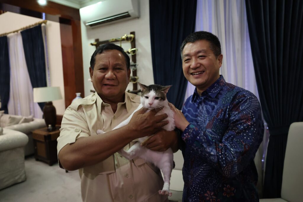 Prabowo Subianto Terima Ucapan Selamat dari Dubes China di Kertanegara, Didampingi Kucing Bobby