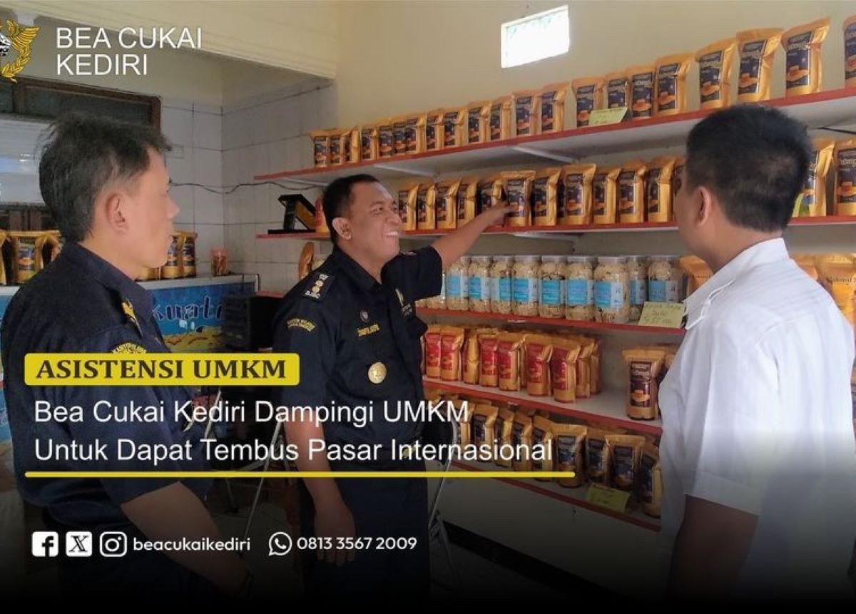 Bea Cukai mendampingi UMKM di Kediri dan Sidoarjo