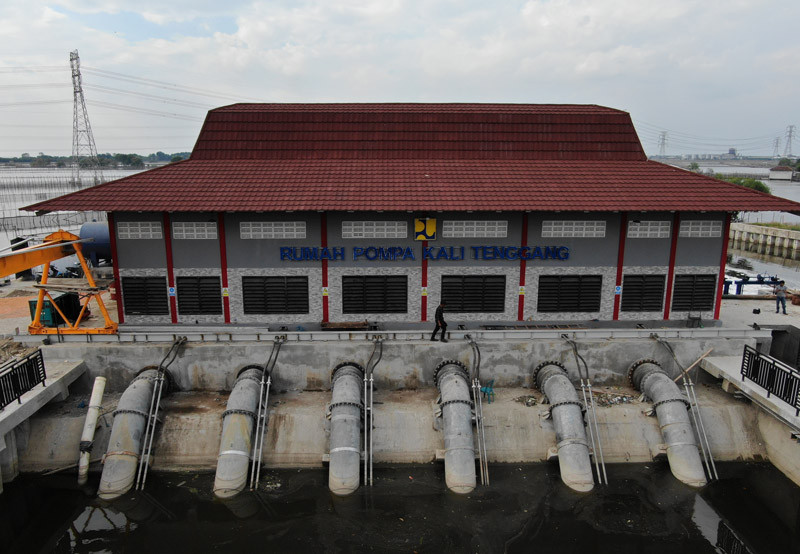 Rumah Pompa Semarang Terlalu Kewalahan Mengatasi Banjir di BBWS Pemali Juana