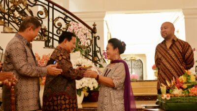 Prabowo Subianto Attends Titiek Soeharto’s 65th Birthday Celebration
