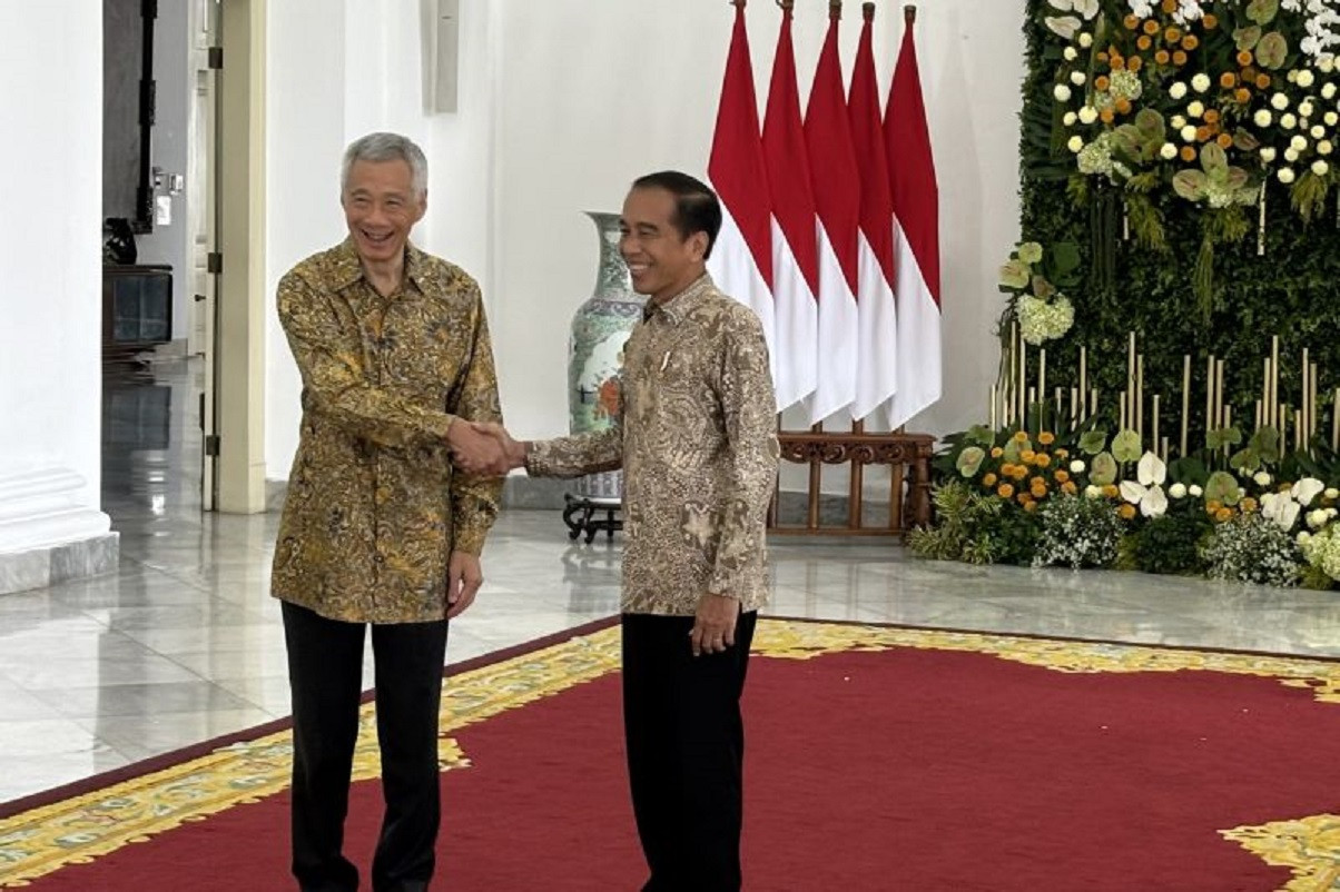 PM Singapura Bertemu Presiden Jokowi di Istana Bogor Sebelum Mengundurkan Diri