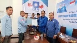 Iwan Ola, Ketua DPC Gerindra, Mendaftar Sebagai Calon Wakil Bupati di PAN Pangandaran