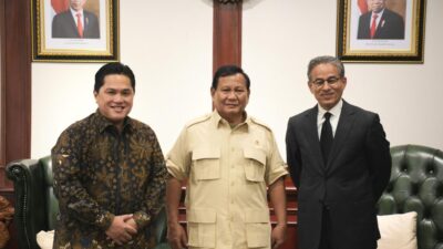 Prabowo Subianto Receives Erick Thohir and Founder of Emaar Properties UAE, Discusses Potential Growth in Indonesia