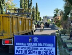 Polres Situbondo Menilang 92 Kendaraan dalam Operasi Patuh Semeru tahun 2024