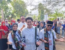 Cakra Khan Mendukung Paslon Citra-Ino Menuju KPU Pangandaran