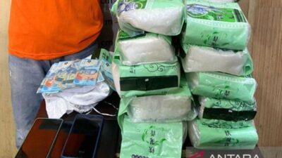 Polres Langkat Menggagalkan Peredaran 20 Kilogram Sabu-Sabu yang berasal dari Aceh