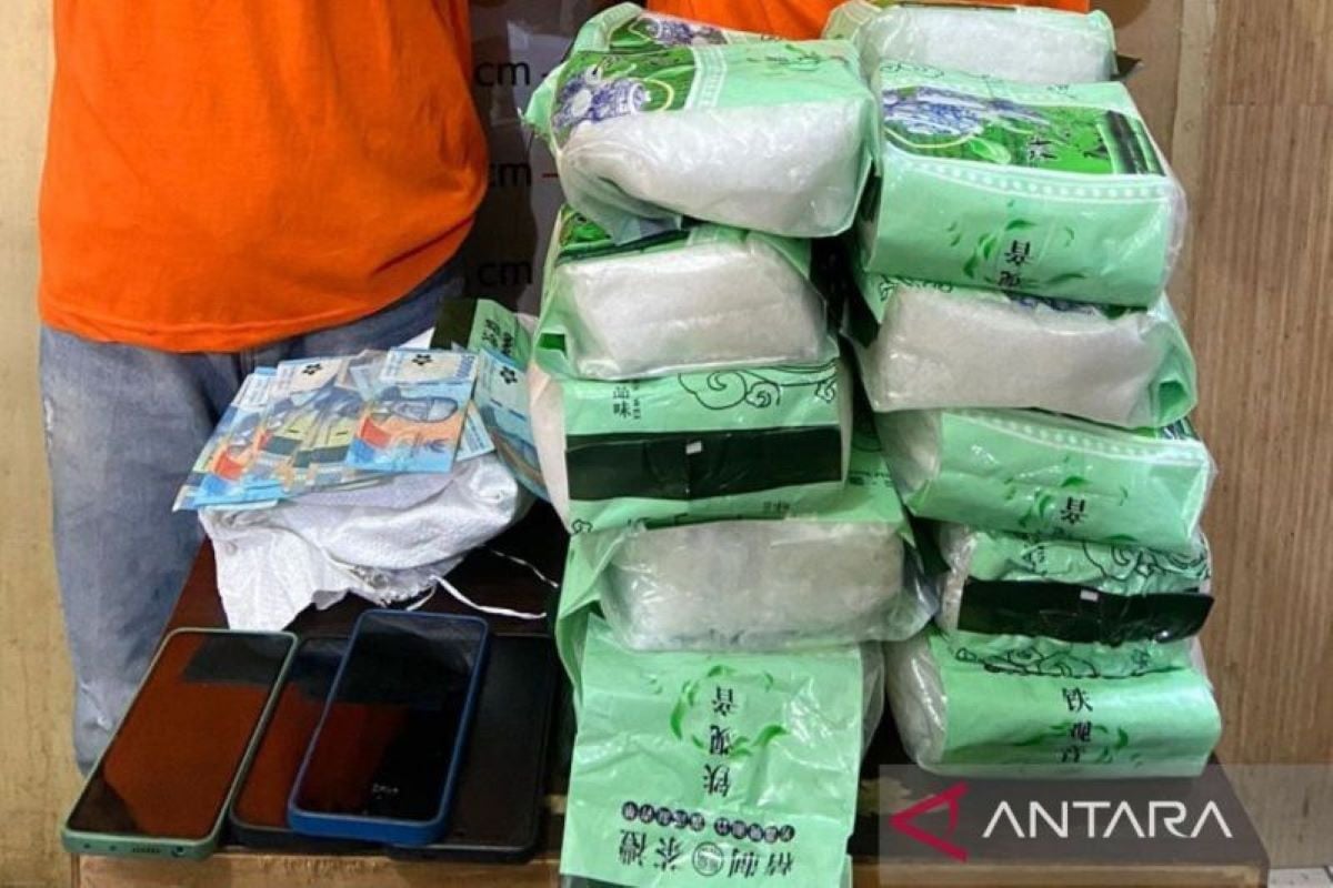 Polres Langkat Menggagalkan Peredaran 20 Kilogram Sabu-Sabu yang berasal dari Aceh