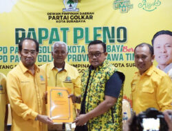 Golkar Mengusulkan Arif Fathoni Menjadi Pemimpin DPRD Surabaya