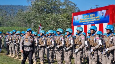 Ratusan Personel Polri Bersiap Menjalani Misi Perdamaian Dunia di Afrika Tengah