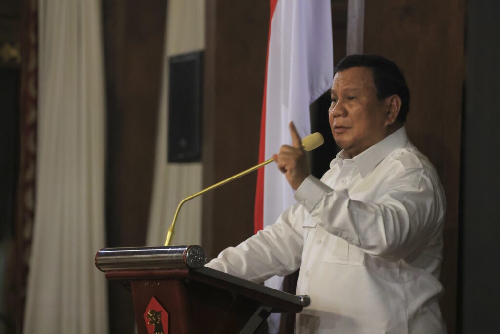 Prabowo Subianto: I Want to Die Upholding Truth, Defending the People