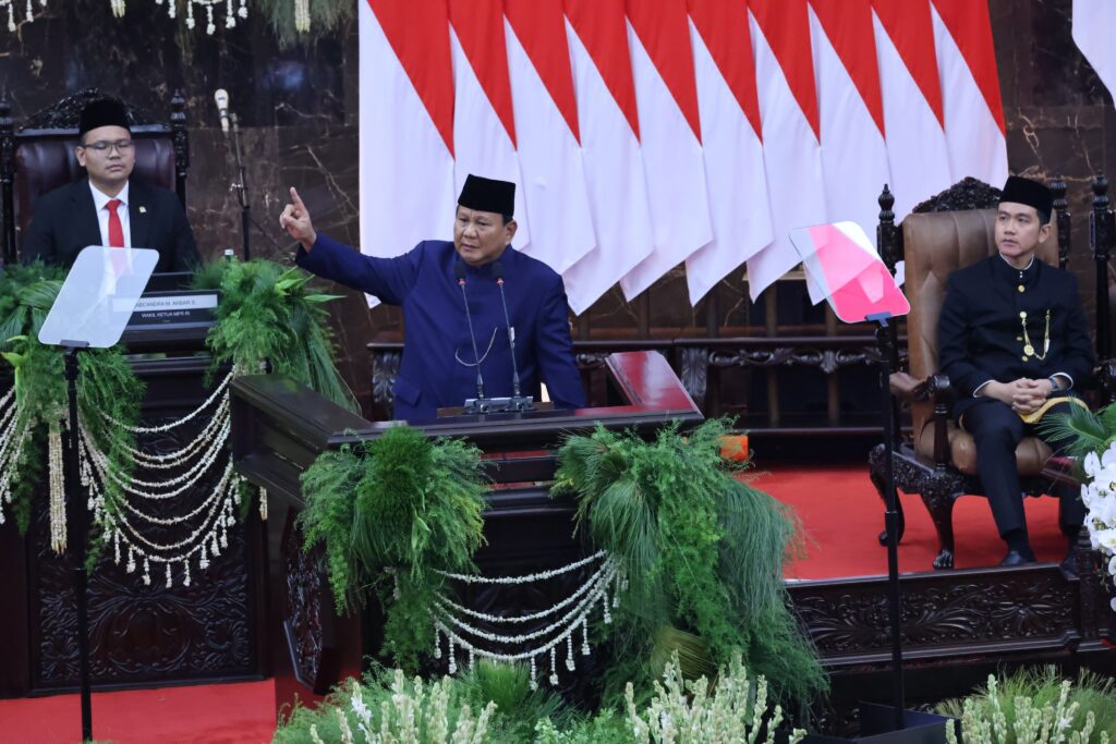 Plenary Session of the People’s Consultative Assembly (MPR) of the Republic of Indonesia for the Inauguration of the President and Vice President-Elect for the 2024-2029 Term at the Nusantara Building, MPR/DPR/DPD, Senayan, Jakarta, October 20, 2024