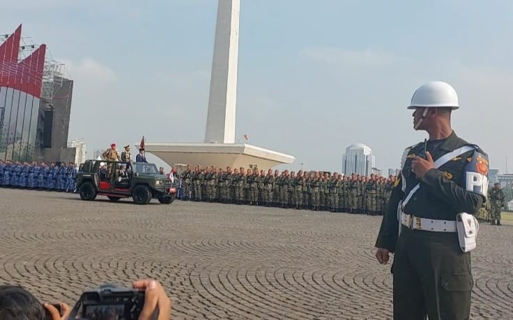 Jokowi Spesial Ucapkan Hal Ini kepada Prabowo dalam Perayaan HUT TNI