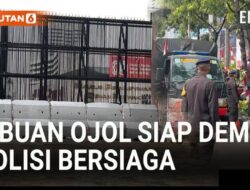 Demo 5000 Ojol Jakarta: Polisi & Brimob Siap Bersiaga